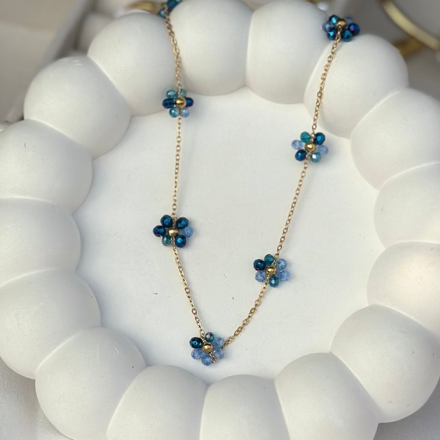 Azure Bloom Necklace