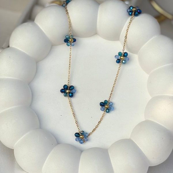 Azure Bloom Necklace 