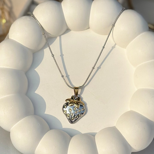Strawberry Charm Pendant